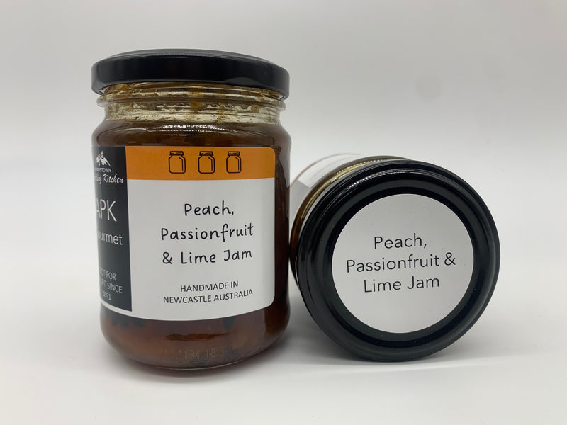Peach, Passionfruit & Lime Jam